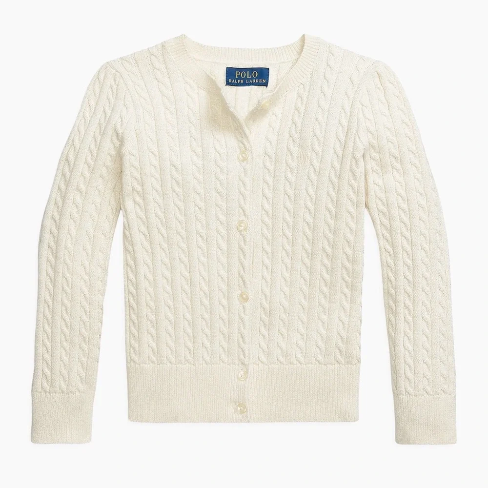 Ralph Lauren Ivory Cable Knit Sweater